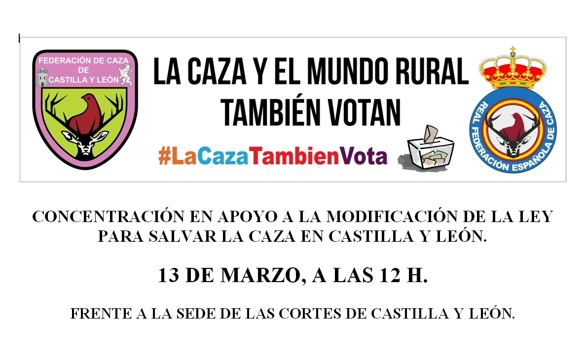 CONCENTRACION CORTES CAZA 2019